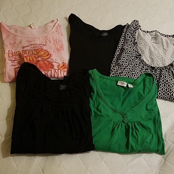 Variety Style & Brand Lot of 5 Tops 2X - Picture 1 of 7
